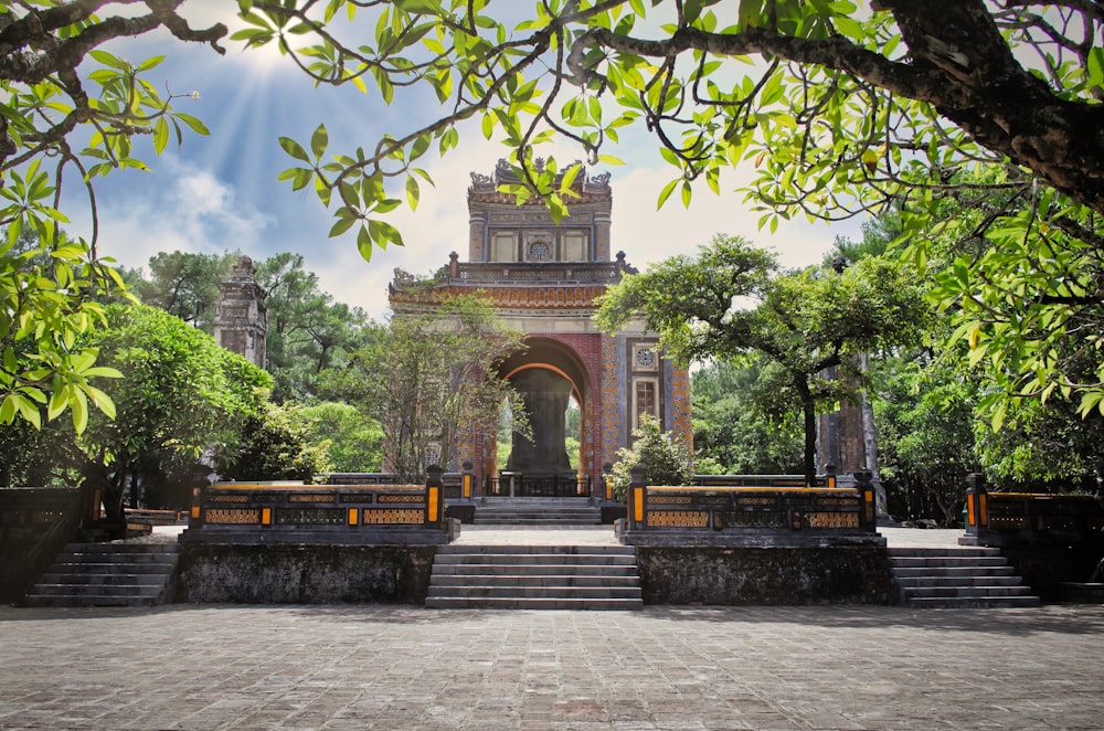 photo of gray arch scenery