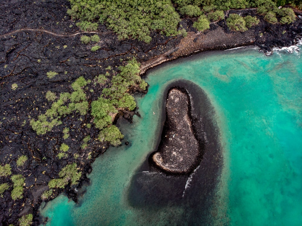 blue body of water photograph