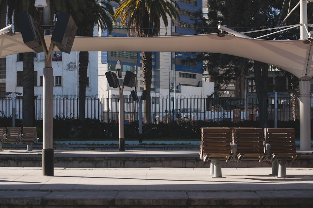 brown wooden chairs