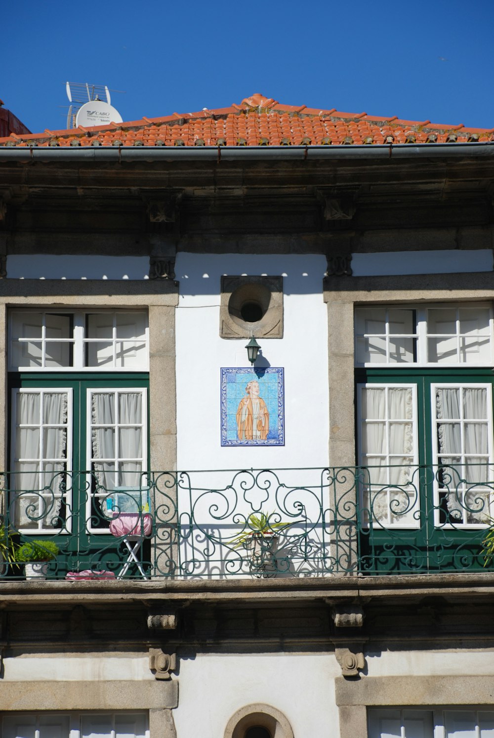 white and brown house