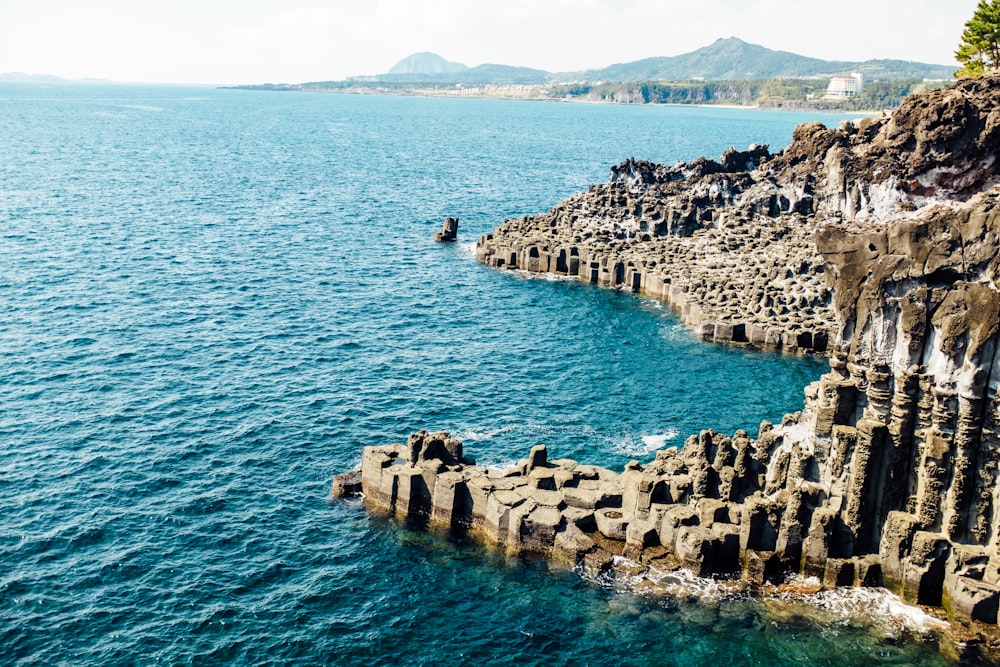 sea cliff during daytime