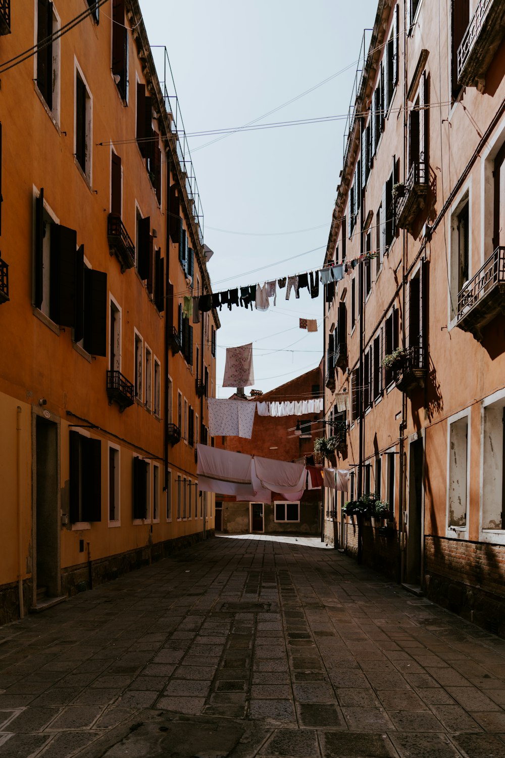 orange concrete houses