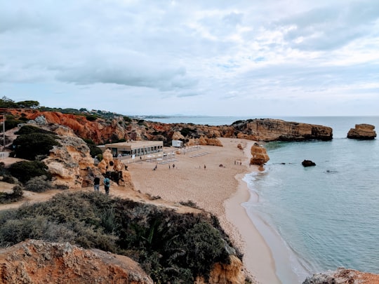 calm body of water in São Rafael Beach Portugal