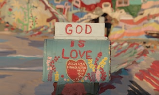 selective-focus of God is Love paper