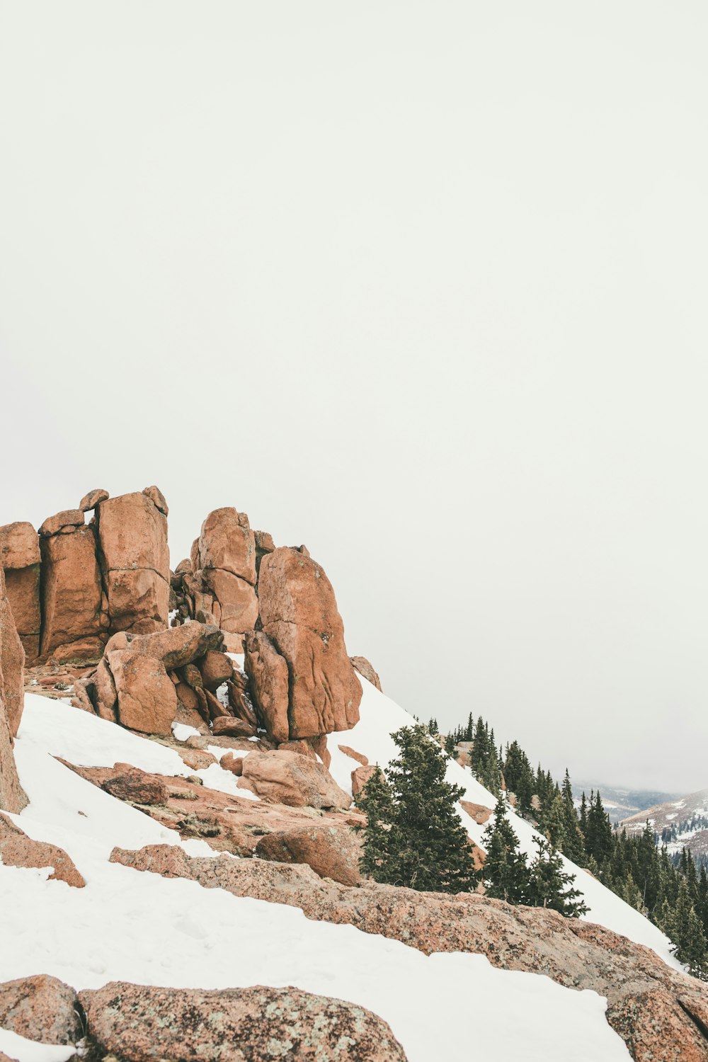 brown rock formation during daytime