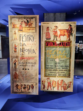 Colorful poster designs inspired by San Pacho festival traditions.