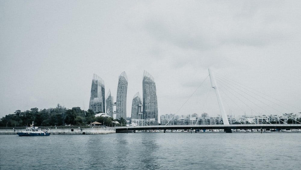 city buildings under cloudy sky