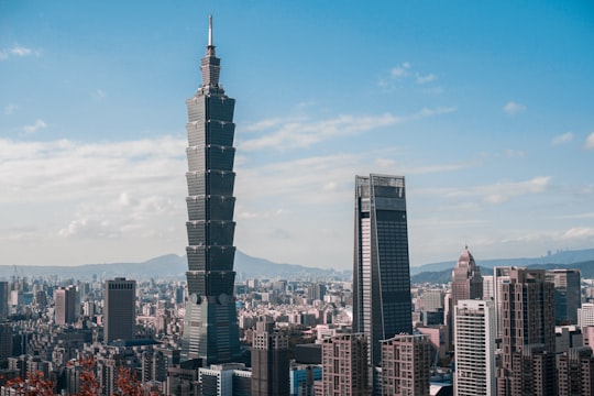 aerial view of buildings during daytime in Xiangshan (Elephant Mountain) Taiwan