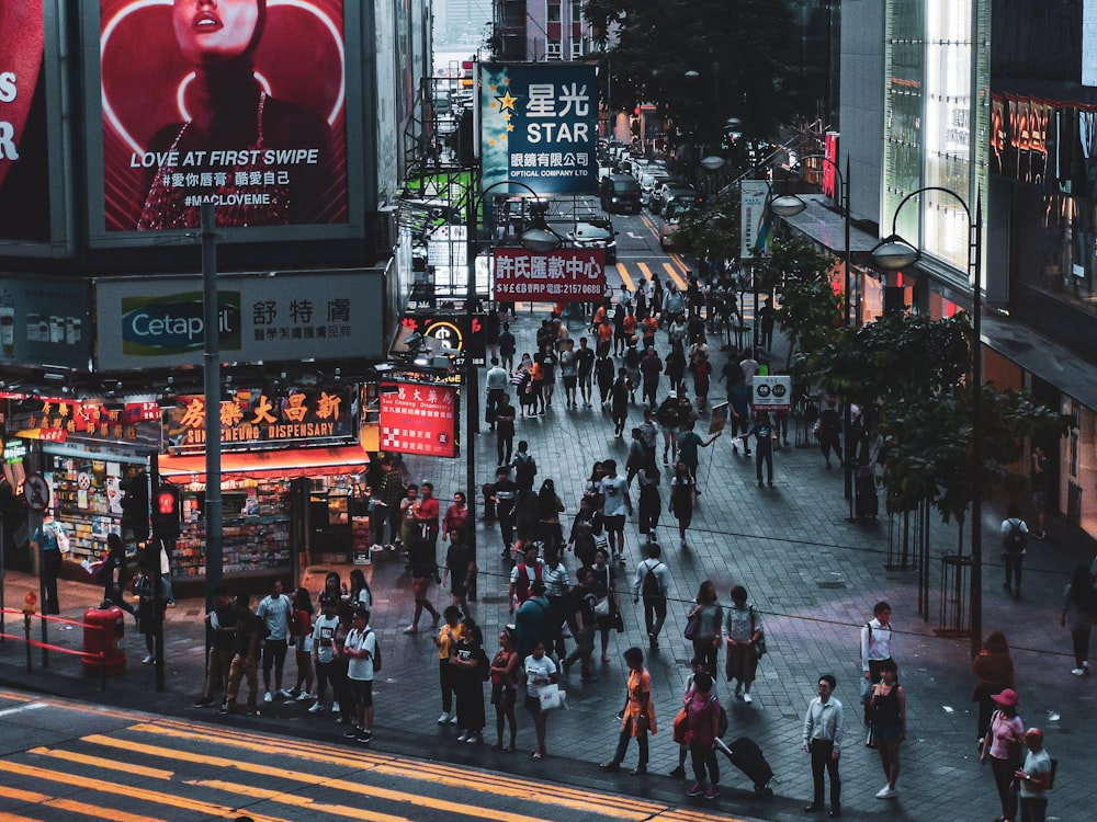 people in street during daytime