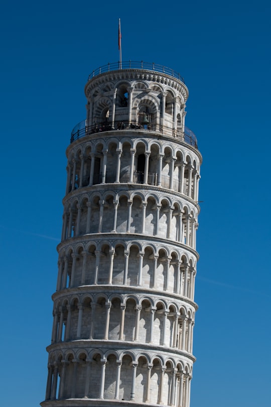 Leaning Tower of Pisa in Piazza dei Miracoli Italy