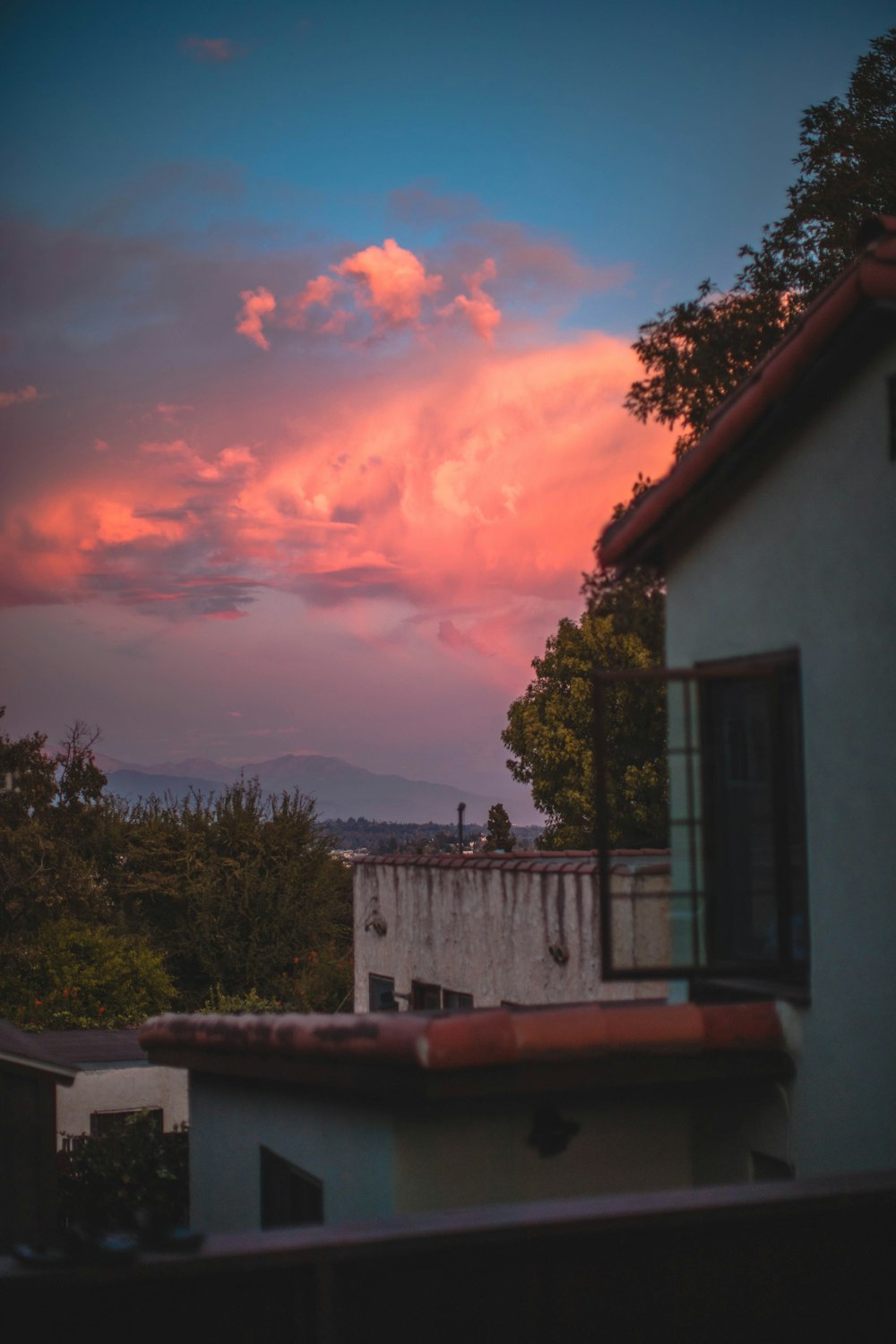 house during golden hour