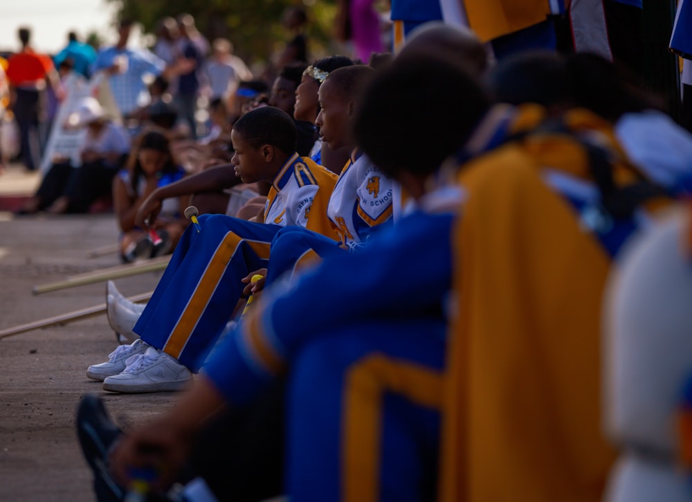 people sitting on ground