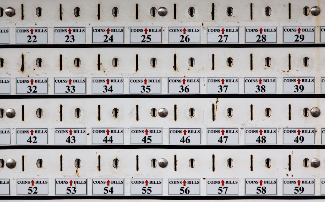 different locker numbers