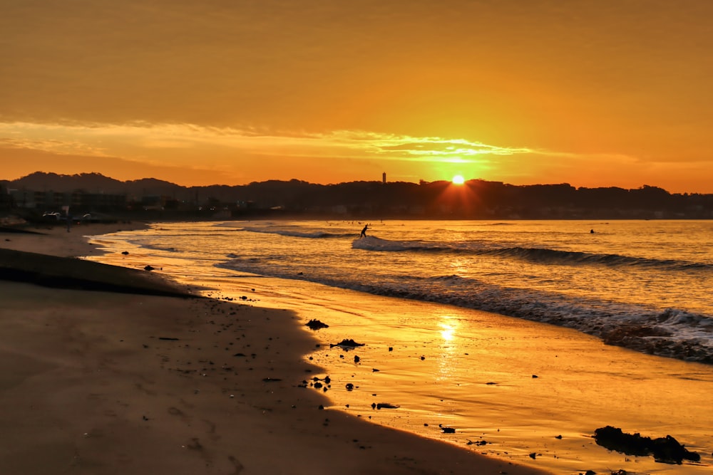 golden hour at sea