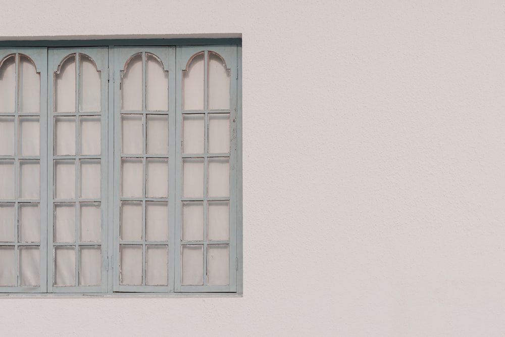 gray wooden window