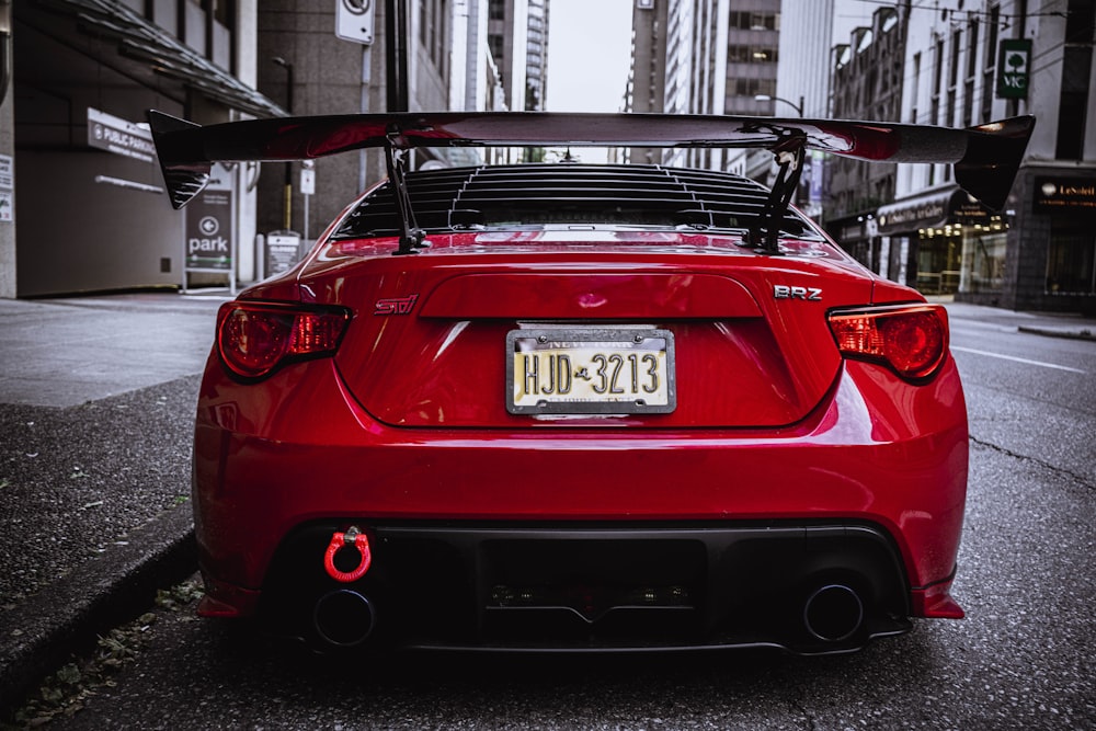 red coupe