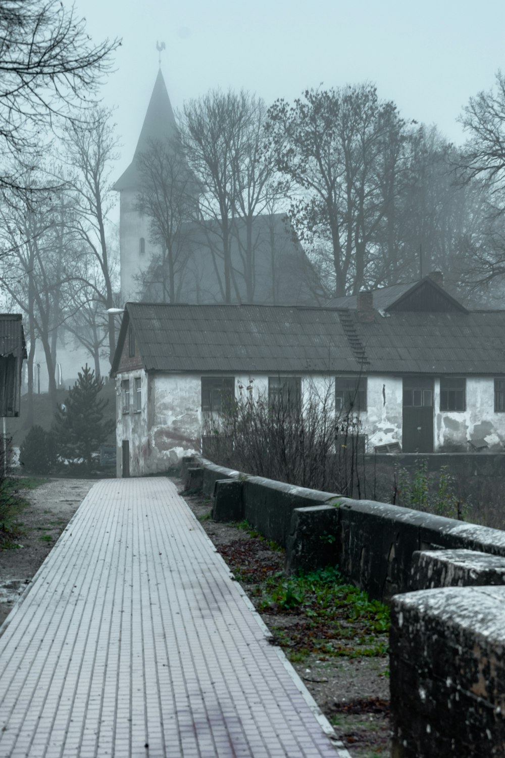 pathway leading to a house