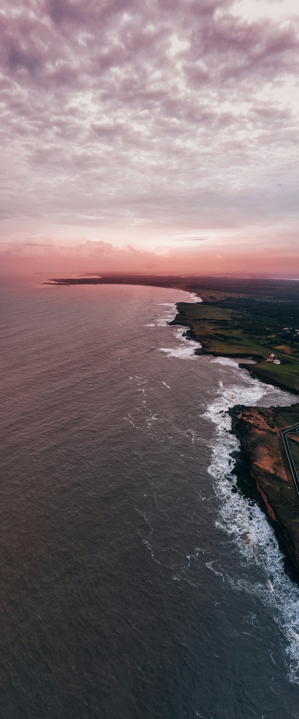 aerial photography of body of water \