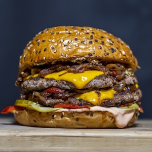 double patty cheeseburger