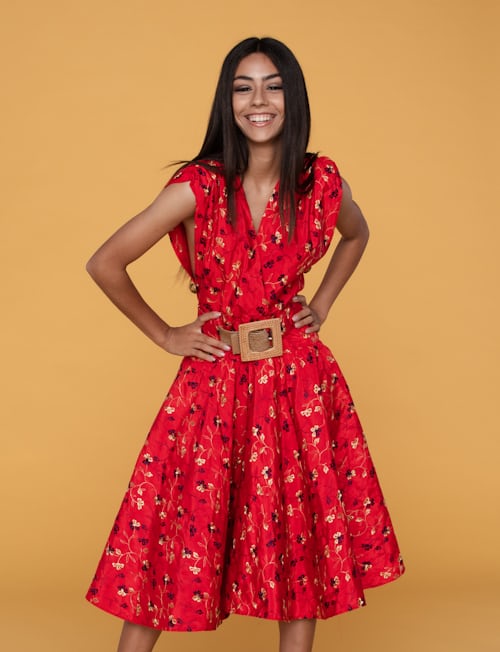 Robe Décontracté en Soie