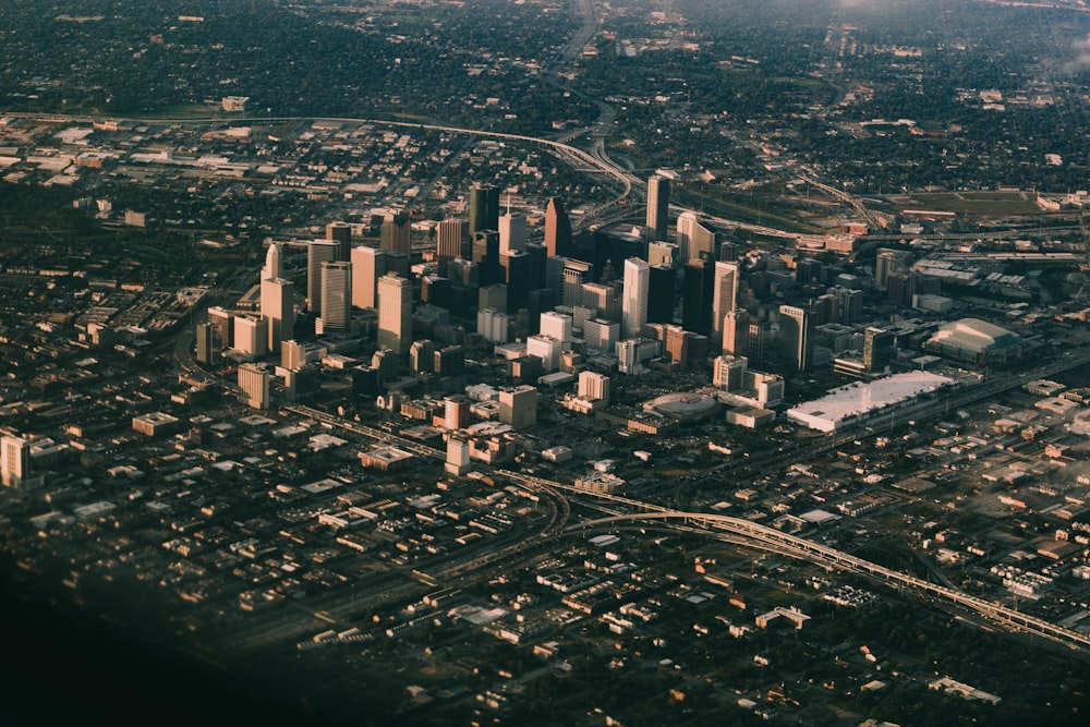 aerial view of city buildings during daytime