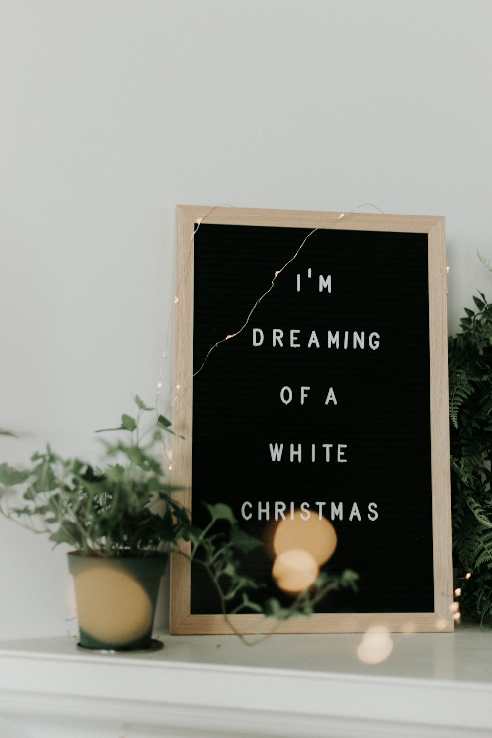 Estou sonhando com uma citação de Natal branca