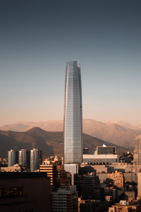 grey concrete building during daytime in Sky Costanera Chile