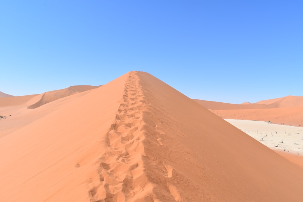 footprint on desert