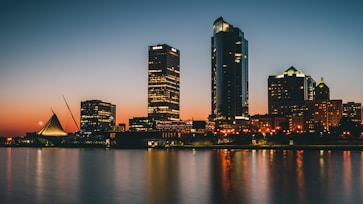 cityscape during nighttime