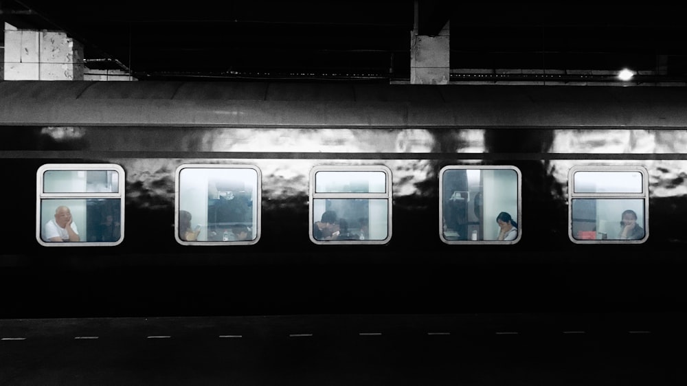 people inside train