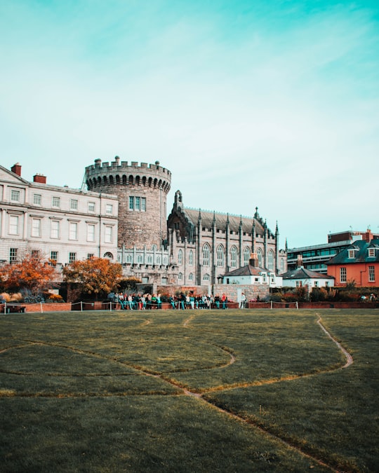 white and gray building at daytime in Dublin Castle Ireland