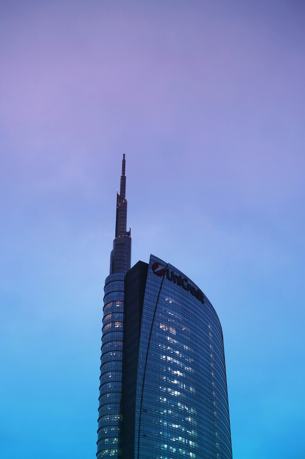 building at night