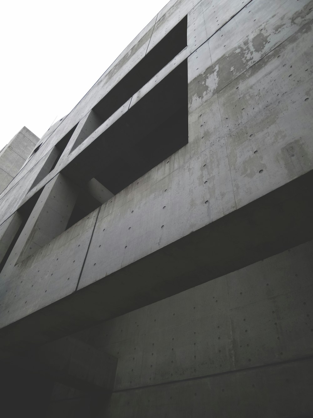 grayscale photography of concrete building