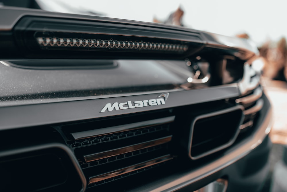 black Maclaren rear bumper