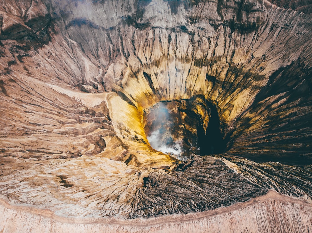 volcano crater