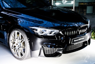 black BMW M3 coipe