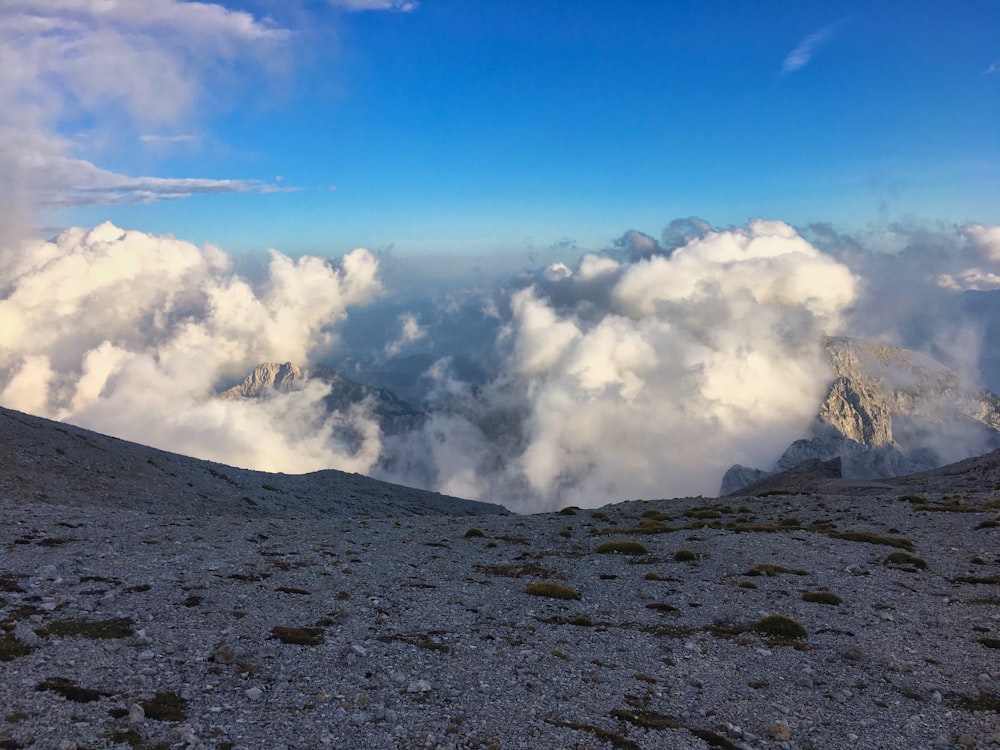 white clouds