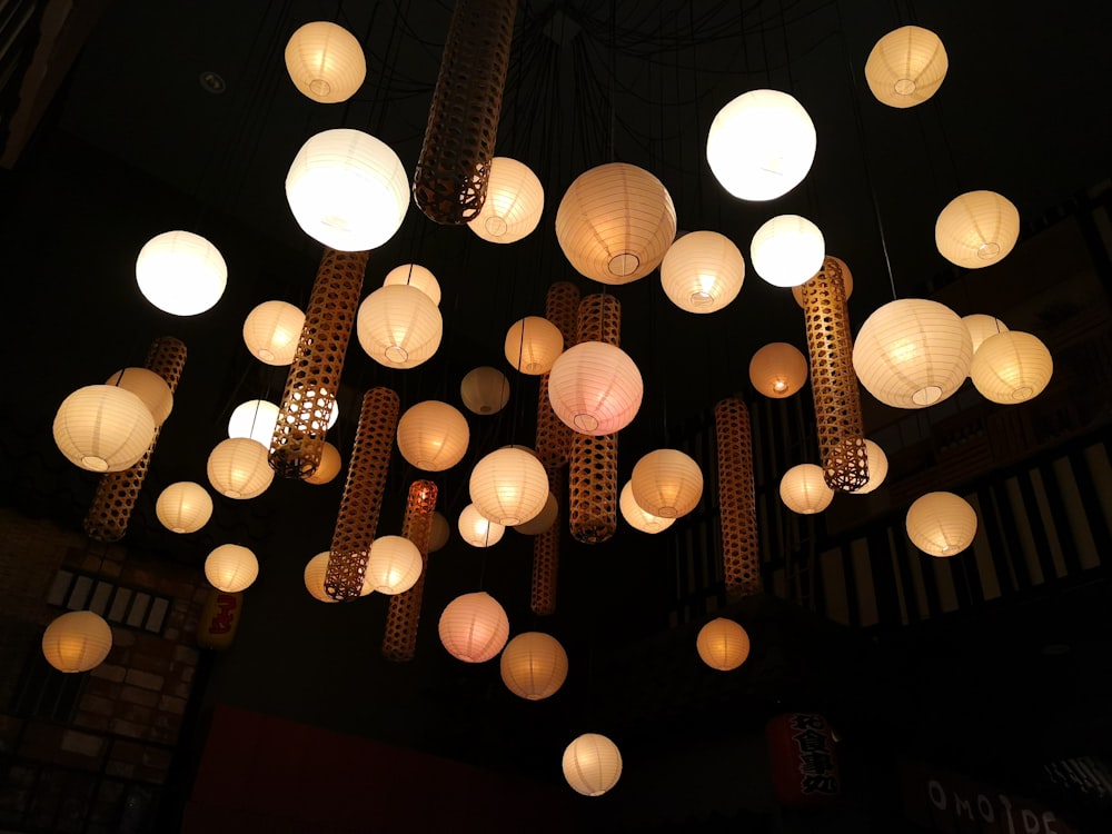 lighted pendant lamps