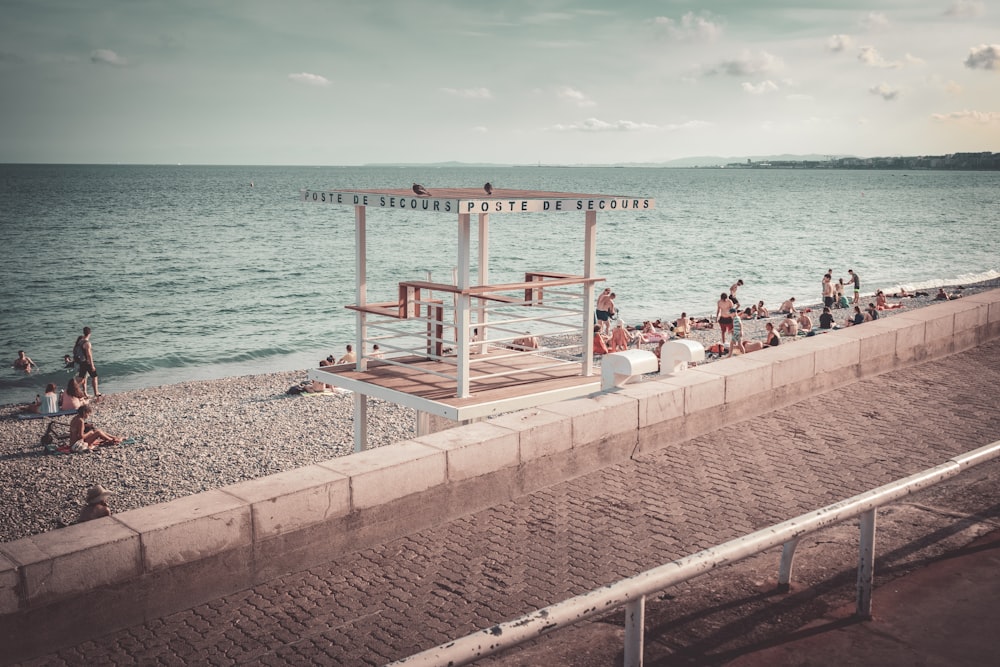 people on seashore during daytime