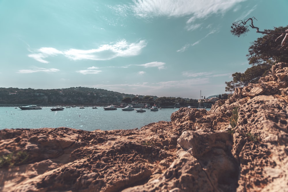 rocks near sea