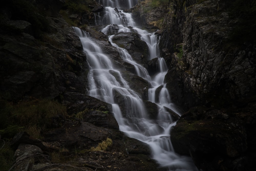 waterfalls at daytime