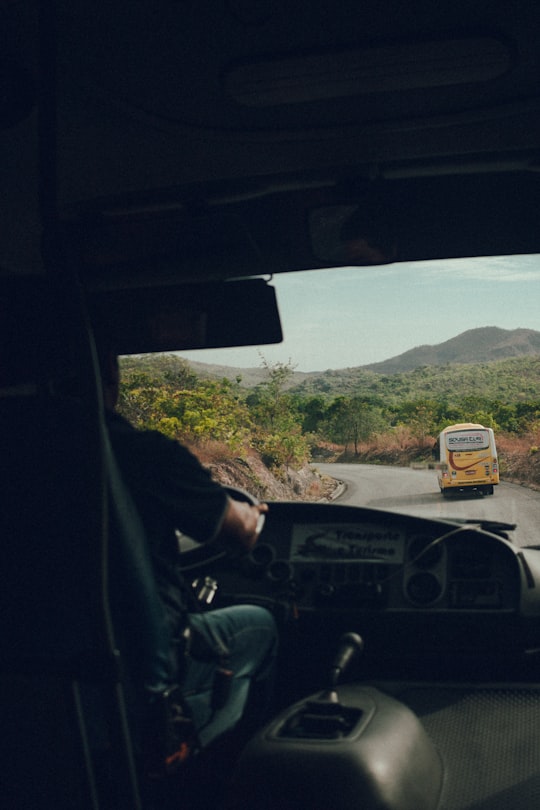 unknown person driving car in Pirenópolis Brasil