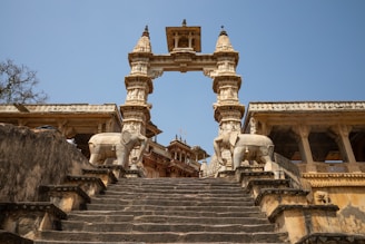 low angle photo of temple
