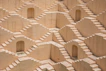 beige houses with steps
