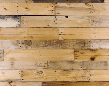 wooden pallet wall