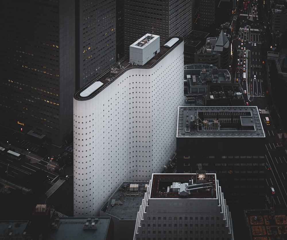 aerial photography of high-rise buildings during daytime