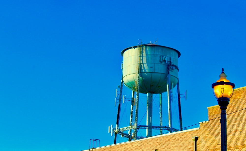 grey water tank photograph