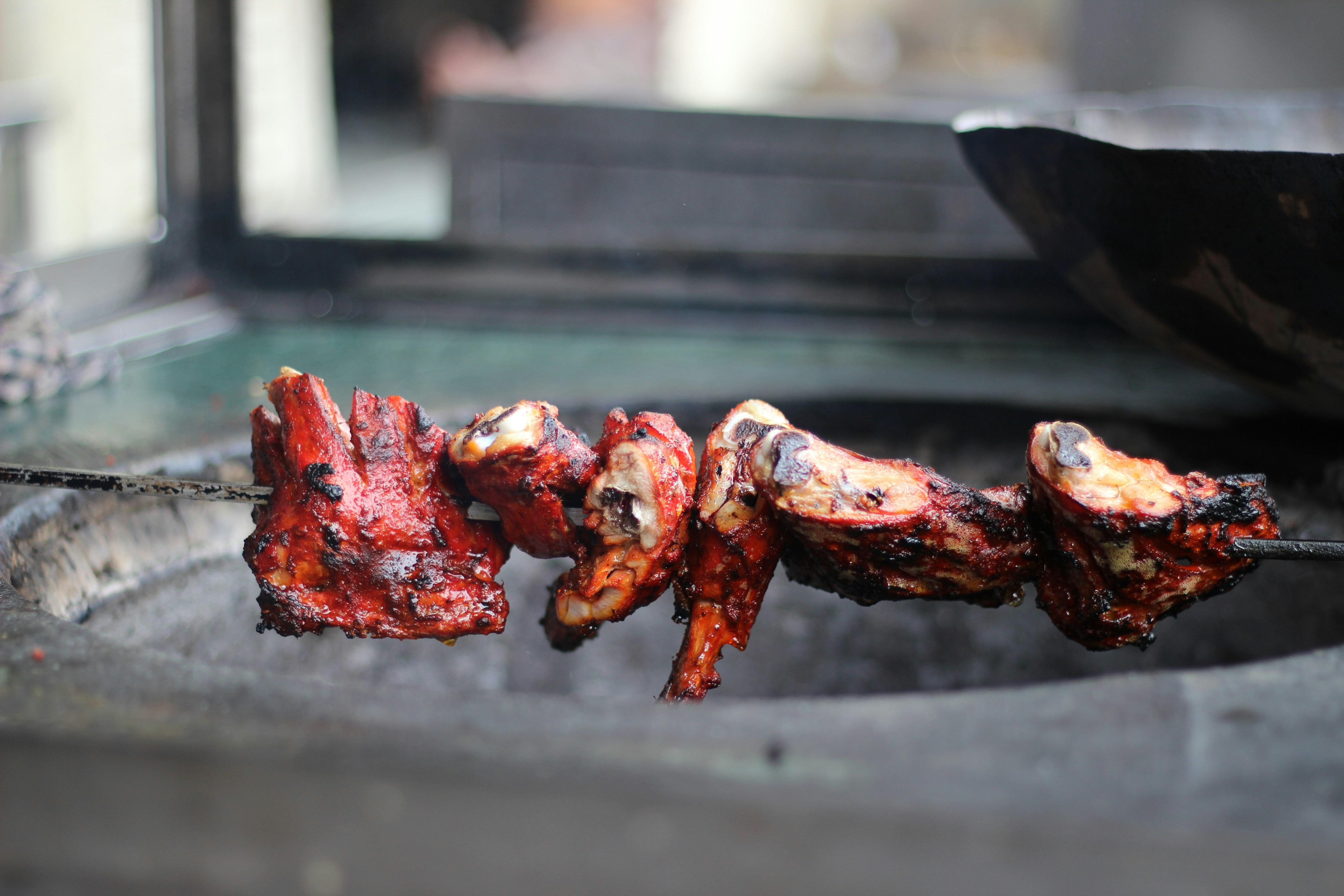 barbecue in stick