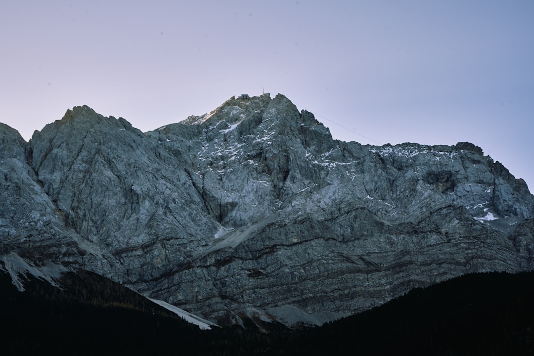 aerial photography of snow-capped mountains