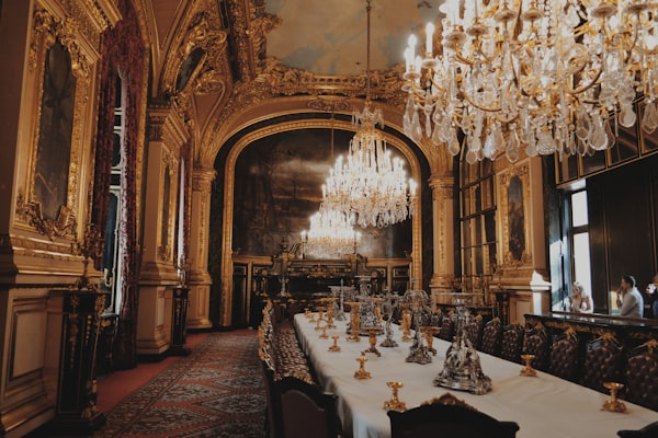 Table dressée à La Brasserie du Cercle